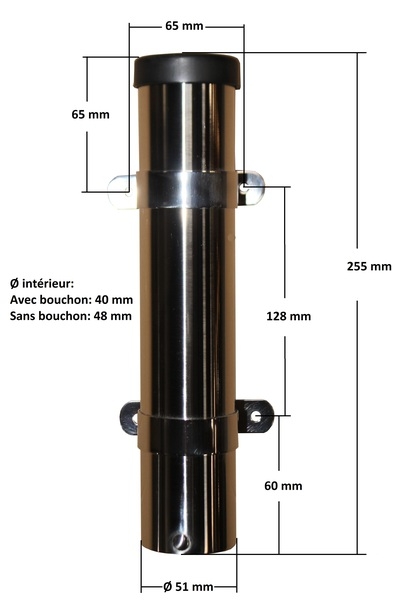 porte cannes cloison bateau peche